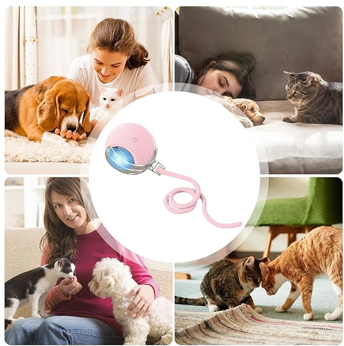 Interactive Rolling Dog Ball, Chewie Viral Rolling Ball, Chewie Ball for Dogs, Interactive Dog Smart Ball Toy, Smart Automatic Rolling Pet Ball for Dog Cat