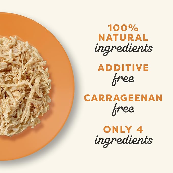 Applaws Natural Wet Cat Food in Broth, Limited and Natural Ingredients, High Protein with No Artificial Additives, Chicken Breast & Tuna in Broth (10 x 2.12 oz Easy-Open Cups)