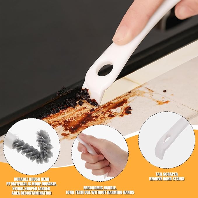 Bird Cage Brush,2Pcs Bird Feeder Cleaner Bird Droppings Cleaning Brush with Long Handle & Shovel,Bird Cage Cleaning Brushes Birdcage Accessories for Cleaning Birds Parrots Cages