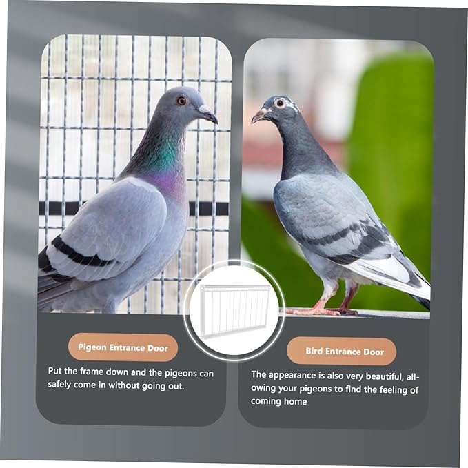 1pc Bird Door for Pigeon Cage Simple and Aesthetic Design for Entrance for Racing and Pet Birds