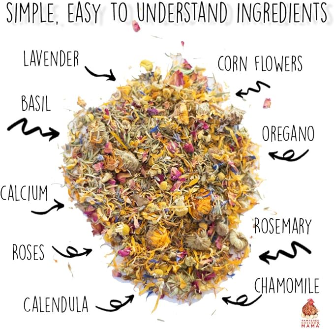 Pampered Chicken Mama Best Eggs Ever! Nesting Herbs for Chickens (10 Ounces) | Chicken Nesting Herbs