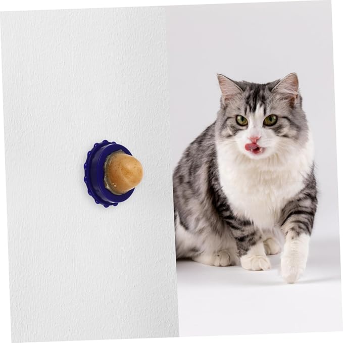 Gatuida 4pcs Catnip Candy Balls Cat Treats Catnip Energy Balls Healthy Snacks for Indoor Cats