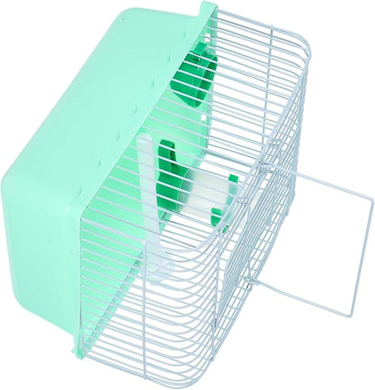 BESPORTBLE Portable Birdcage Bird Travel Carrier Canary Bird Cage Finch Cage Bird Cages Small Birds Bird Carrying Transport Cage Lightweight Travel Cage for Birds with Indoor Light Green