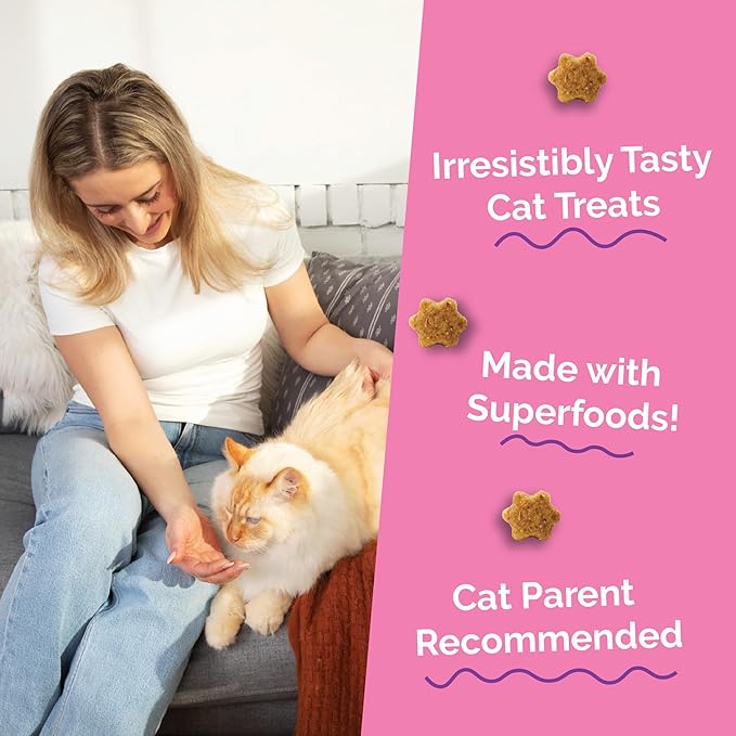 Fruitables Cat Treats Crunchy Cat Treats, Healthy Low Calorie Kitten Snacks, Made Without Wheat, Corn and Soy, Kitten Essentials, Made with Real Tuna and Pumpkin, 30 Ounces