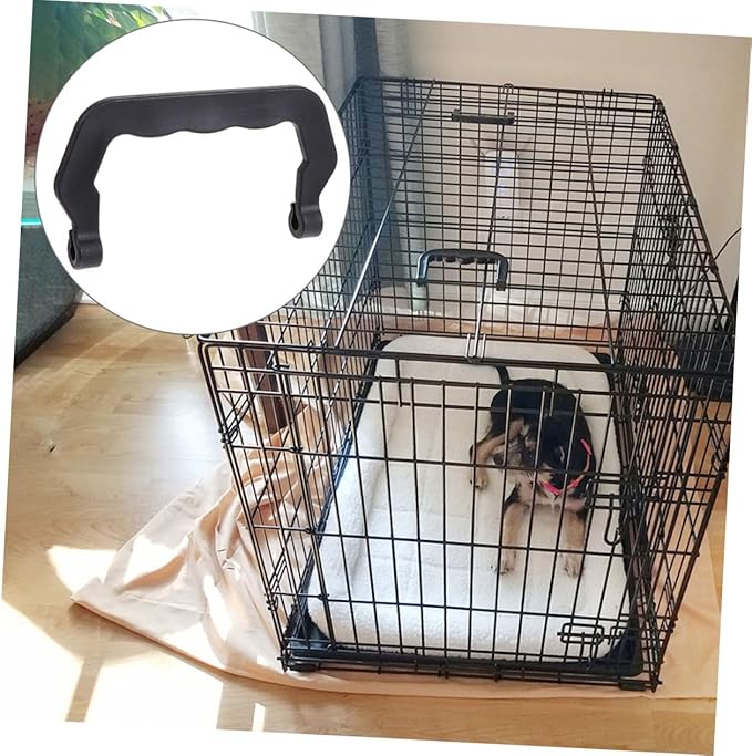 KESYOO 12pcs Plastic Pet Cage Handles Easy to Install Lift Handles for Dog Crates Cages and Birdcages Ergonomic Design for Indoor and Outdoor Use