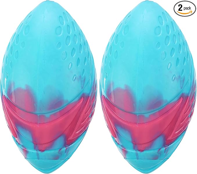 Outward Hound Grunt N' Punt Football Dog Toy - Throwing, Fetching Fun (Pack of 2)