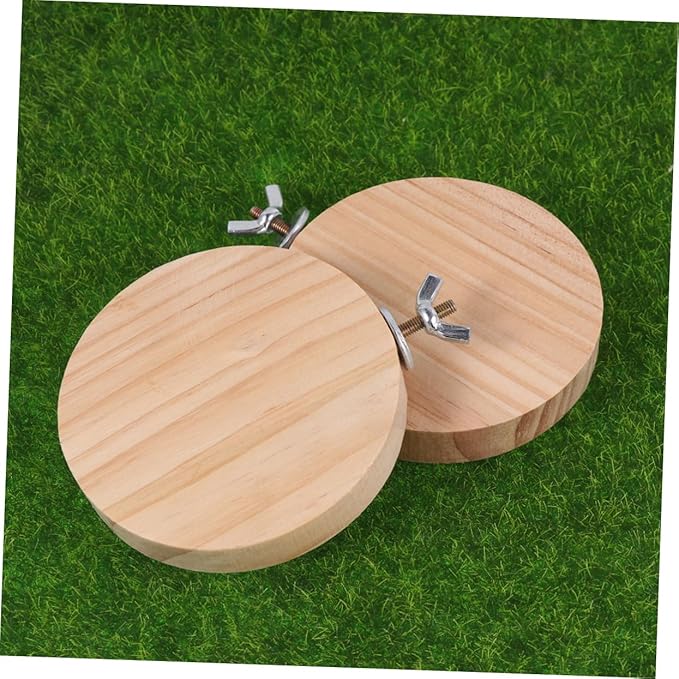 BESPORTBLE 3pcs Wooden Pedal for Hamster Cage Ferret Toy Guinea Pig Ramp Chinchilla Cage Accessory
