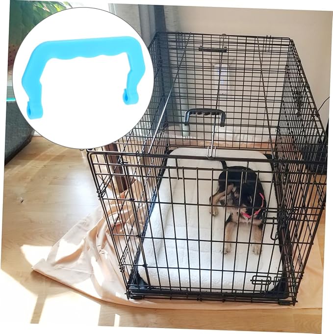 10pcs Plastic Pet Cage Handle Set Portable Lifting Handle for Rabbit Puppy Dog Cat