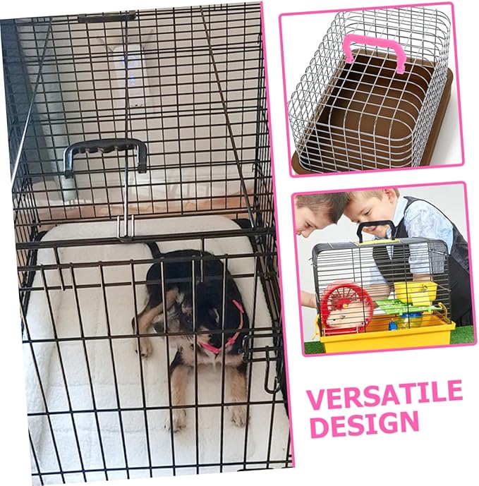 20pcs Portable Bird Cage Handles Lightweight Plastic Handles for Hamster Cages Easy to Install Comfortable Grip Multi-use Accessories