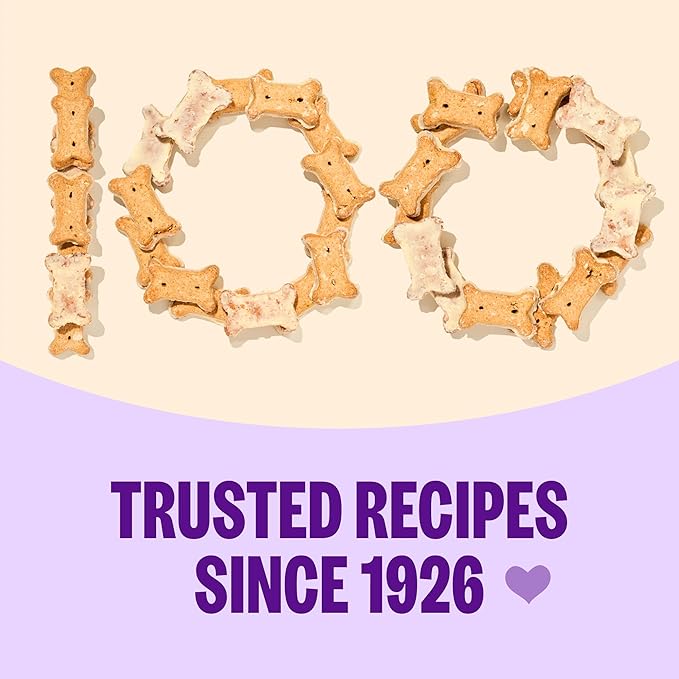 Wellness Old Mother Hubbard Wholesome Indulgences Soft-Baked Dog Biscuits, Natural Treats, Bacon, Oats, and Maple Flavor, 10 oz Bag