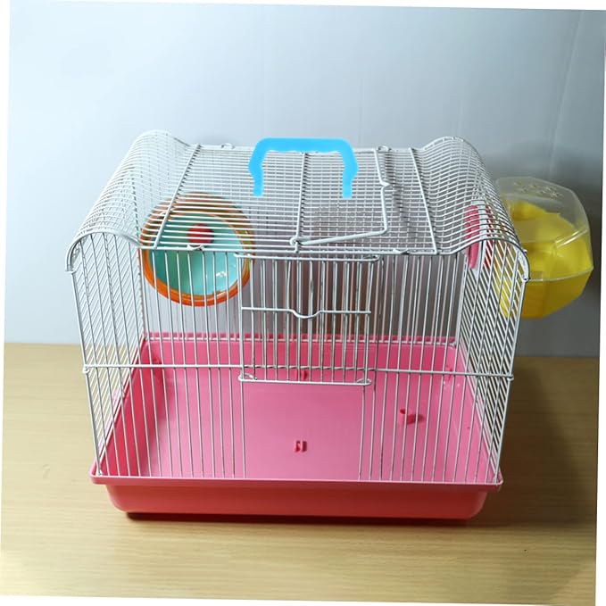 HANABASS 10pcs Portable Bird Cage Handle Set Durable Plastic Handles for Pet Crates Lightweight Easy to Install Convenient for Outdoor Travel with Pets Blue