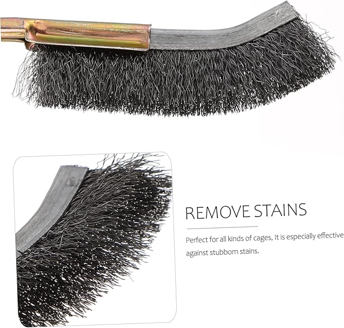 UPKOCH 2Pcs Bird Cage Cleaning Brush Long Handle Brushes for Easy Daily Maintenance of Bird Cages Lightweight and Odor Resistant Accessories for Parrots and Pets