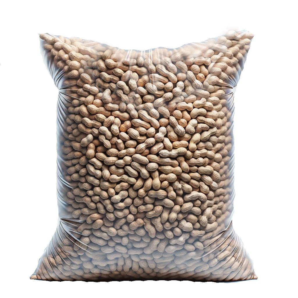 Wildlife in-Shell Peanuts, 25 lbs for Birds, Squirrels, and Wildlife. USA Grown Non-GMO, Organic Small Farm, Raw in-Shell Peanuts. Wildlife Grade, 25 lbs.