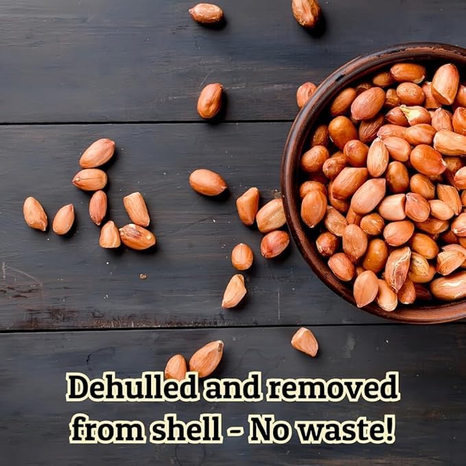 Ernst Grain & Livestock Out of Shell Peanut Splits & Wholes, 10lb, Perfect for Squirrels, Birds, Deer, and Other Wildlife, Raw Peanuts