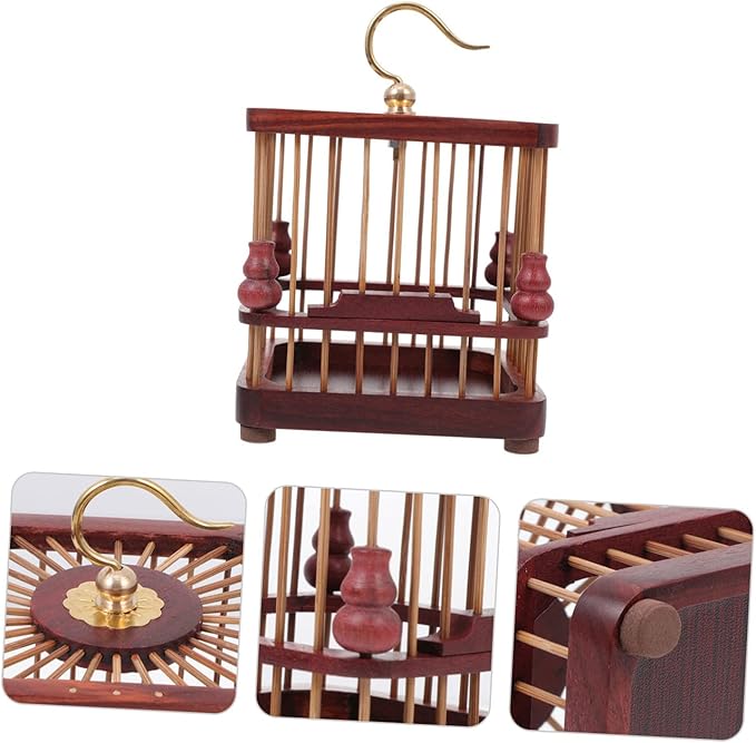 Purple Sandalwood Mini Insect Cage Square Storage Holder Detachable Lid for Breeding and Observation