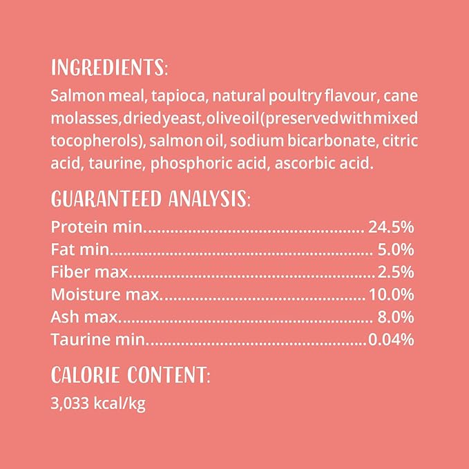 Catit Nibbly Cat Treats, Healthy Baked Treats, Salmon, 3.2 Oz