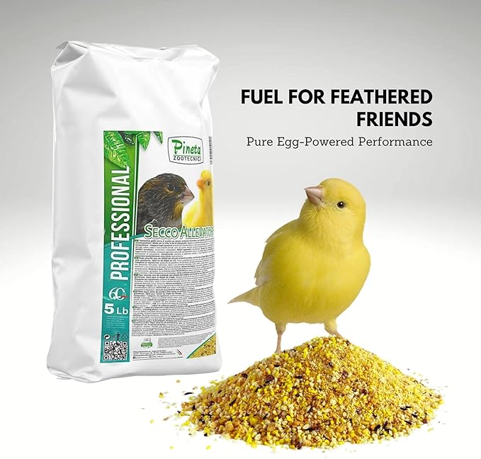 Secco Allevatori by Pineta Zootecnici 5 Lb - Egg Food for Poultry Rich in Fat and Protein, Finch, Parrot, Canary, Pigeon, Quail and Poultry, Feeder, Food Dispenser, Bird Food, Cage Accessories