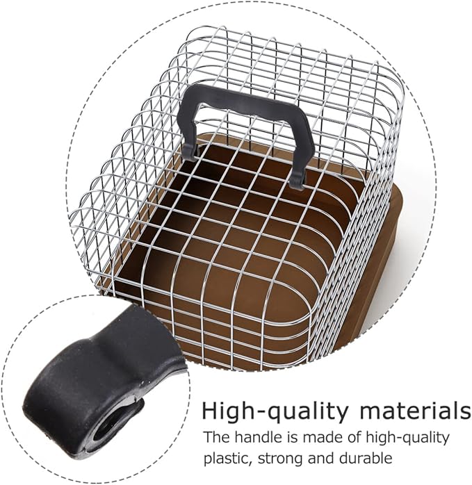Ipetboom 10Pcs Pet Cage Crate Handles, Replacement Cage Handles Dog Crate Replacement Parts for Pet Cage Carrier for Squirrel Hedgehog Rabbit Chinchilla Hamster, Black