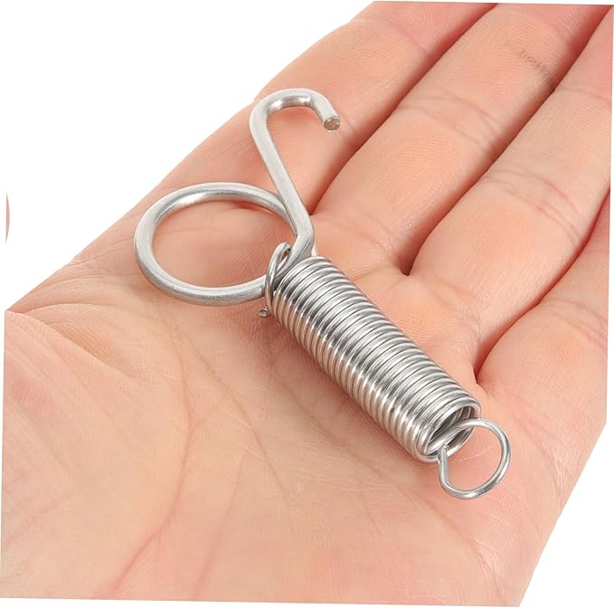 Bird Cage Door Spring Hanger Pet Cage Door Hook Fixed Latch for Rabbit Chicken Pigeon Parrot Cages