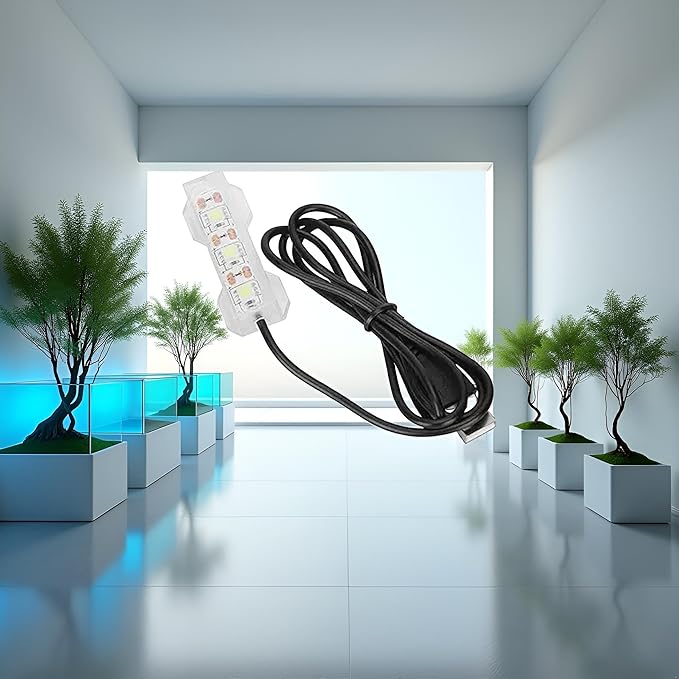 Blue Light Small Aquarium Led Light, Multicolor Led Fish Tank for Freshwater Plants Aquarium Accessories，Fish and Aquatic Pets, Pet Supplies