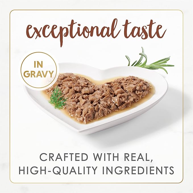Purina Fancy Feast Wet Cat Food Natural Gourmet Naturals Beef Recipe in Wet Cat Food Gravy - (Pack of 12) 3 oz. Cans