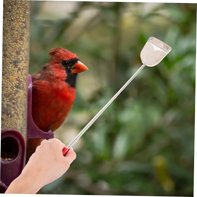 Yardwe 2pcs Essential Bird Cage Cleaning Kit Parrot Cage Accessory Small Animal Brush Cleaning Brush for Pet Bird Reptile Chicken Coop