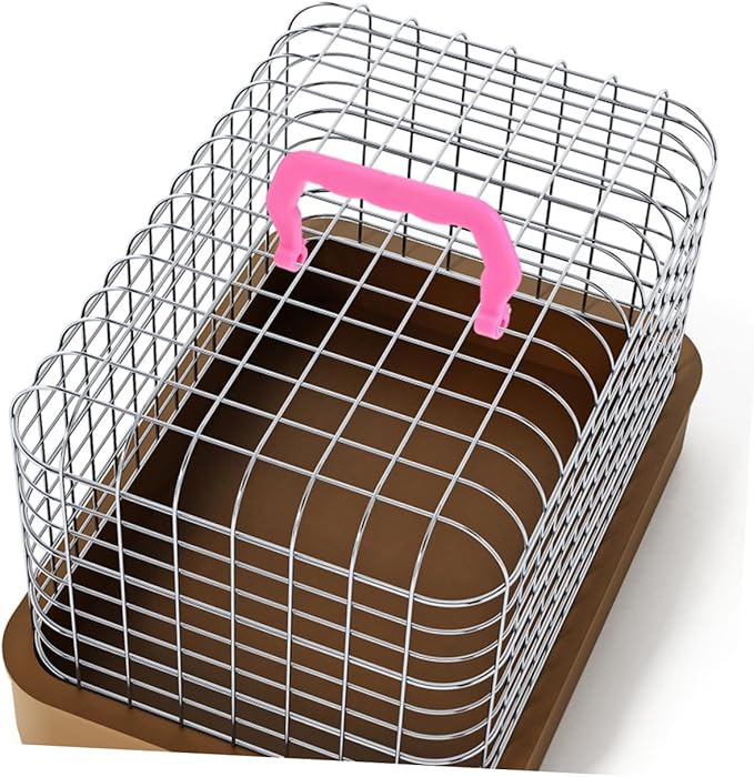 20pcs Portable Bird Cage Handles Lightweight Plastic Handles for Hamster Cages Easy to Install Comfortable Grip Multi-use Accessories