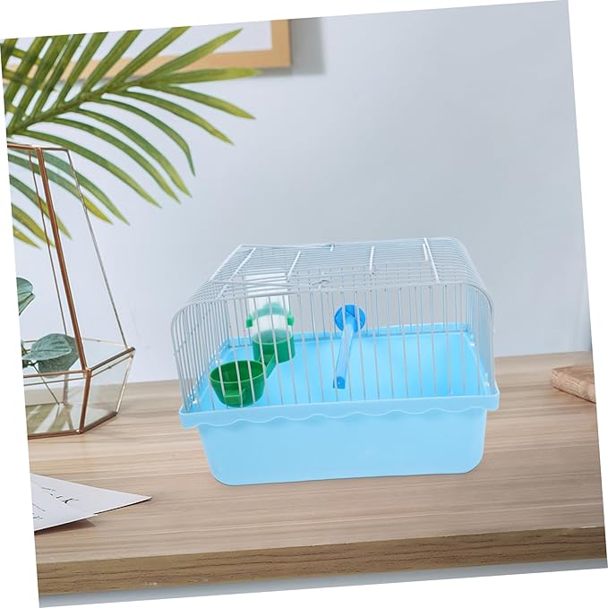 Portable Bird Carrier for Animals Multi Use Birdcage with Perch Food Box Water Dispenser Sturdy Design for Parrots Lovebirds for Travel Breeding