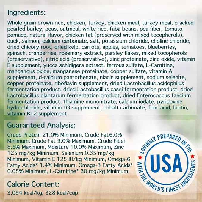 Chicken Soup for The Soul All Natural Premium Weight Care Adult Dry Dog Food, Real Meat First Ingredient, No by-Products, Hi Fiber/Low Fat Support Ideal Weight, Brown Rice, Chicken & Turkey, 4.5lb