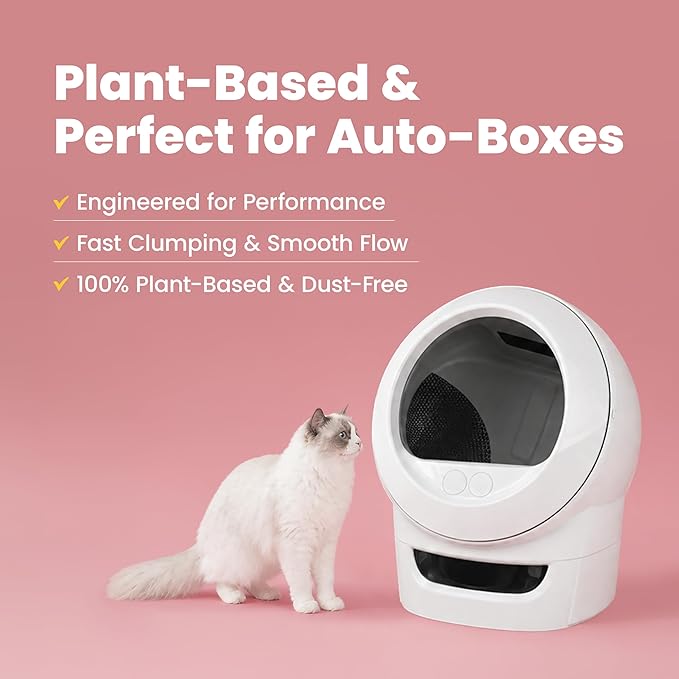 Welcome Home Cat Kit – Attractant Granular Tofu Litter & Deodorizer for Automatic Boxes | Strong Clumping, Odor Control, Easy Cleanup