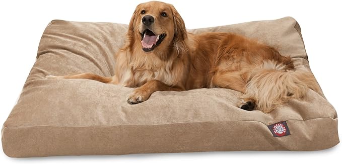 Majestic Pet Villa Rectangle Dog Bed Washable – Non Slip Comfy Pet Bed – Crate Bed with Removable Washable Cover – Kennel Bed for Sleeping, Polyester Fiber, Large, Marine