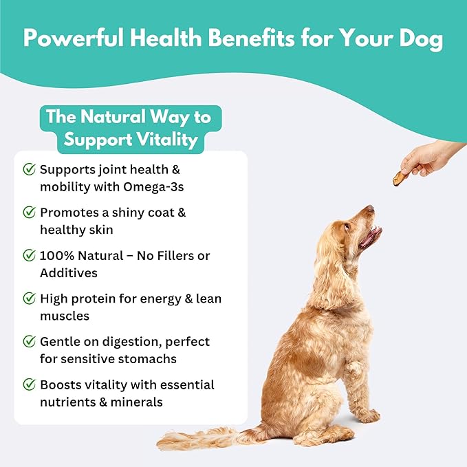 ALFIE'S TREATOS Green Lipped Mussels for Dogs & Cats (2.65 oz), Natural Hip & Joint Support Treat & Supplement, 100% NZ Mussels, Omega-3 Rich, Freeze-Dried Alternative