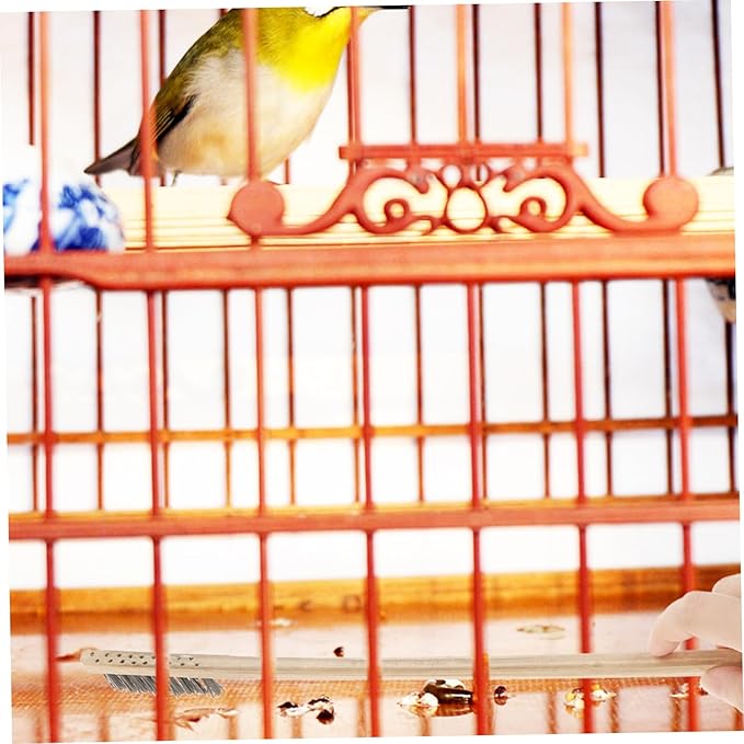 ibasenice 2pcs Bird Cage Cleaning Brush and Shovel Kit for Parrots Pet Supplies for Easy Daily Maintenance of Cages Accessories