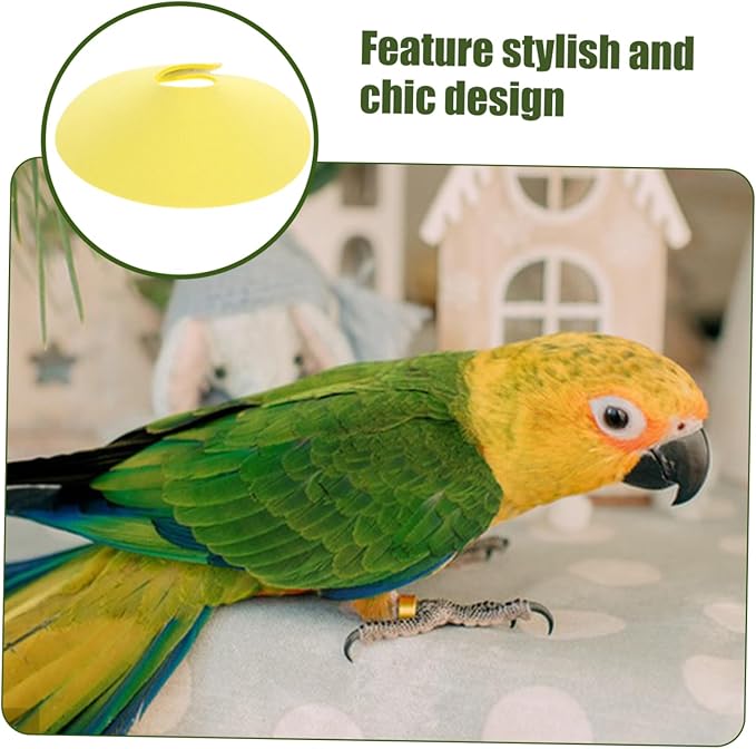 ORFOFE Parrot Neck Collar Protective Accessory for Recovery and Comfortable for Preventing Pecking and Injury Design for Birds