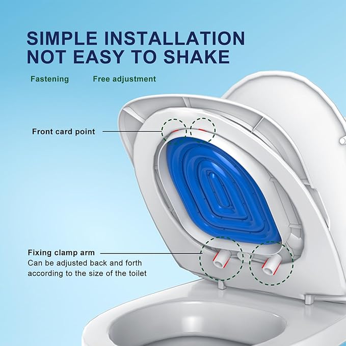 Cat Toilet Training Kit, Cat Toilet Training System Universal Reusable Potty Kit Trainer Potty Toilet for Pet Cleaning (White Tray 1 Blue Inner Support)