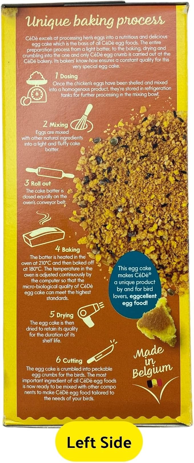 Cédé Red Factor Canary Food – 2Pc of Nutritional Bird Food with Essential Proteins for Breeding, Molting, and Red Color Enhancement, Supplement for Vibrant Canary and Finch Feathers