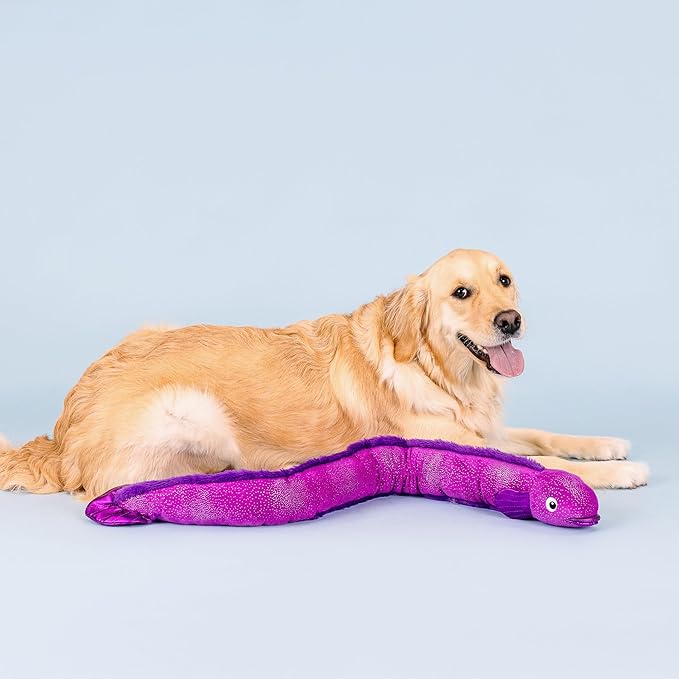 Fringe Studio Large Plush Dog Toy, Kind of A Big EEL, 37.5" Long x 3.5" Wide, Pet Shop Collection (728008)