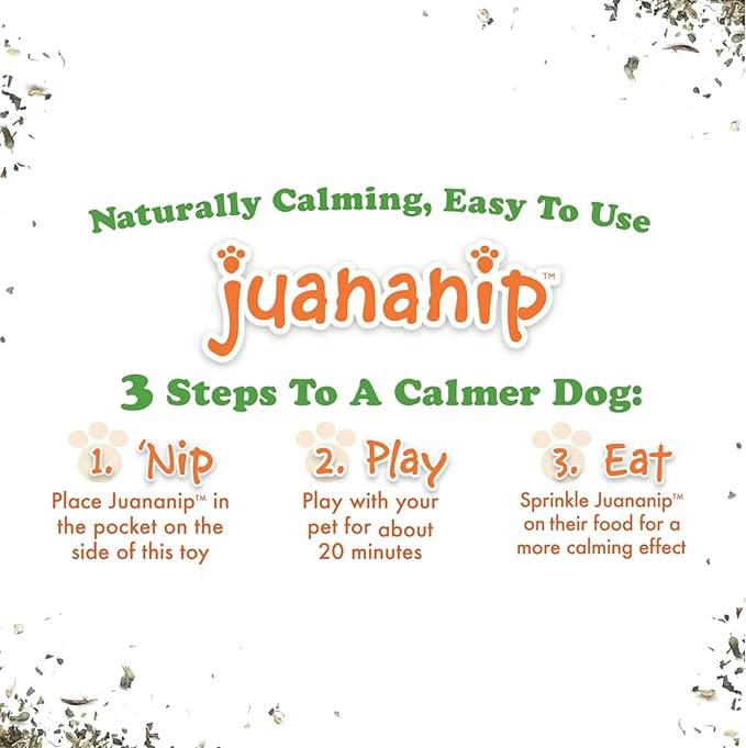 Doggijuana Cafe Combo Refillable Juananip Toy Bundle | Supreme Pizza & Pepperoni Pizza | Funny Dog Toy Plush with Catnip and Refill | Interactive Chew for Play