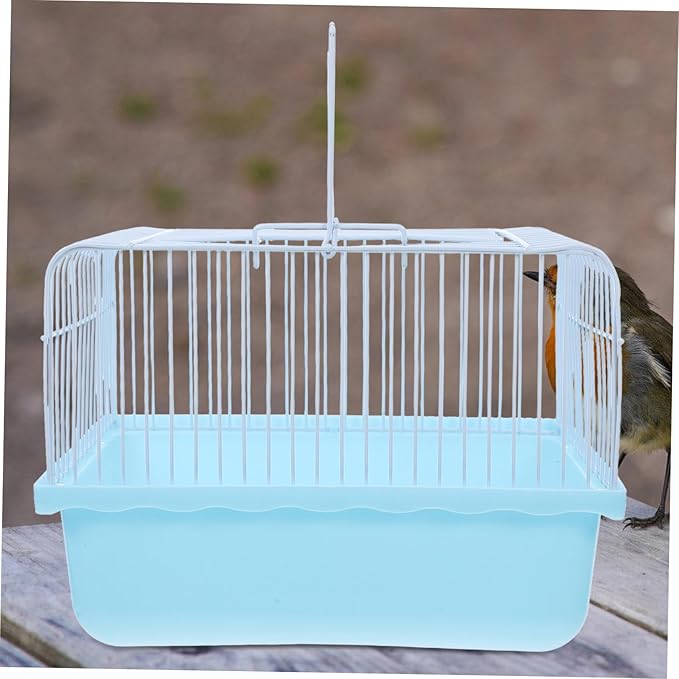 BESPORTBLE Lightweight Portable Birdcage for Lovebirds and Small Pets Travel for Parakeets and Cockatiels for Home and Travel Use