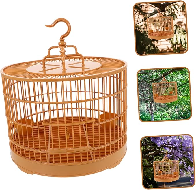 BESPORTBLE Bird Cage Hanging Cage for Parakeets Cockatiels Secure Stylish Design for Comfortable Living Space for Various Birds