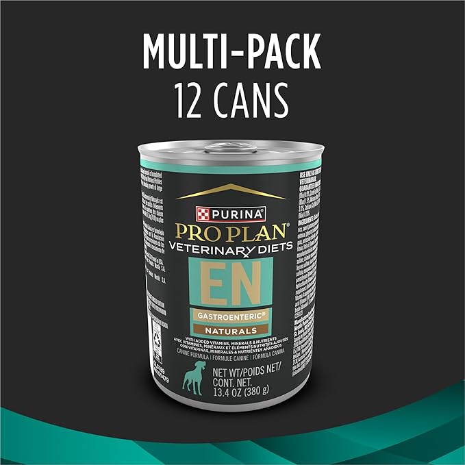 Purina Pro Plan Veterinary Diets EN Gastroenteric Naturals Canine Formula Wet Dog Food - (Pack of 12) 13.4 oz. Cans