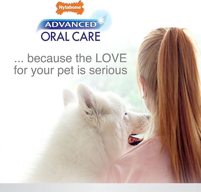 Nylabone Advanced Oral Care Pet Dental Water Additive, Liquid Tartar Remover & Breath Freshener for Dogs, Dog Teeth-Cleaning, Original Flavor, 16 oz.