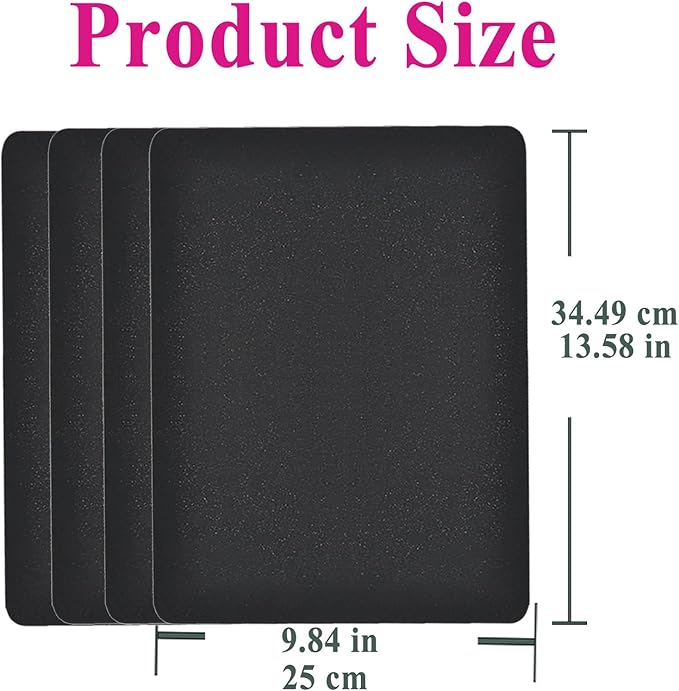 Cat Nail File Scratcher - 4 Pack Replaceable Nail Fil for Cat Litter Box, Self-Adhesive Sand Paper Scratcher Trim for Cat & Dog Scratching Board.