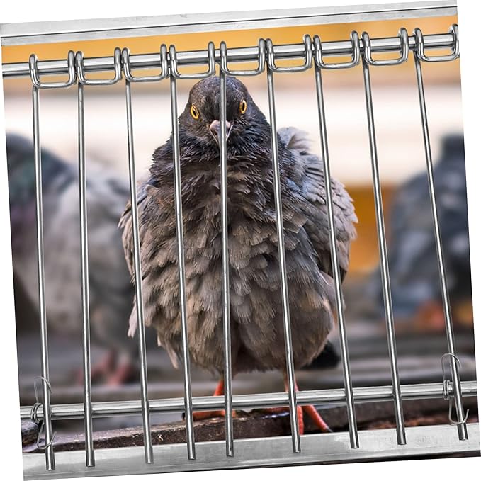 Pigeon Entrance Door Frame Stainless Steel for Easy Access to Pigeon Loft and Bird Cages and Racing Supplies