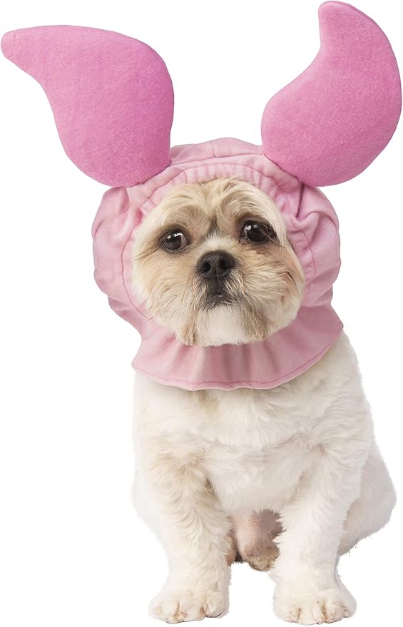 Disney Winnie the Pooh: Piglet Pet Costume Accessory Set for For Dogs or Cats by Rubies, M/L