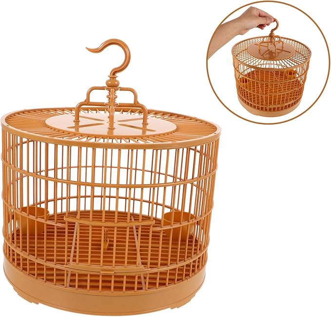BESPORTBLE Bird Cage Hanging Cage for Parakeets Cockatiels Secure Stylish Design for Comfortable Living Space for Various Birds