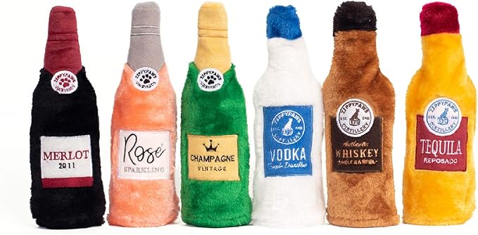 ZippyPaws Happy Hour Crusherz - Pack of 1, Vodka