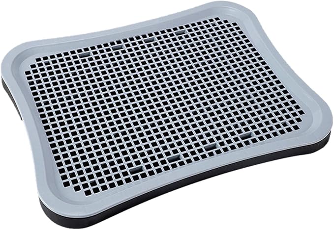 Pet Pee Toilet Puppy Potty Tray Easy to Clean Litter Bedding Box Potty Trainer Training Pads for Pets Accessories Kitten Bunny Small Animals, Black