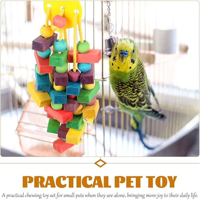 Parakeet Chew and Cockatiel Molar Natural Bird Cage Accessories for Small to Medium Parrots