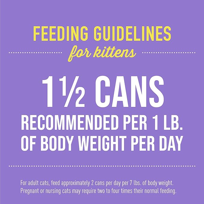 Tiki Cat Baby Wet Cat Food for Kittens, Shreds Variety Pack 2.4 oz. Cans (12 Count)
